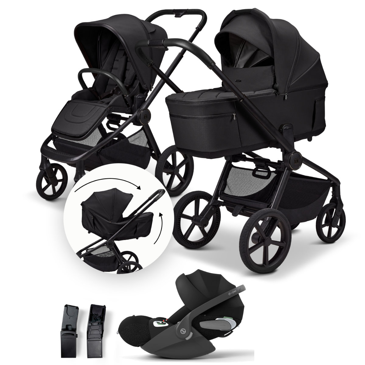Moon ReSea Fold 3in1 Set + Cybex Cloud T i-Size 2026