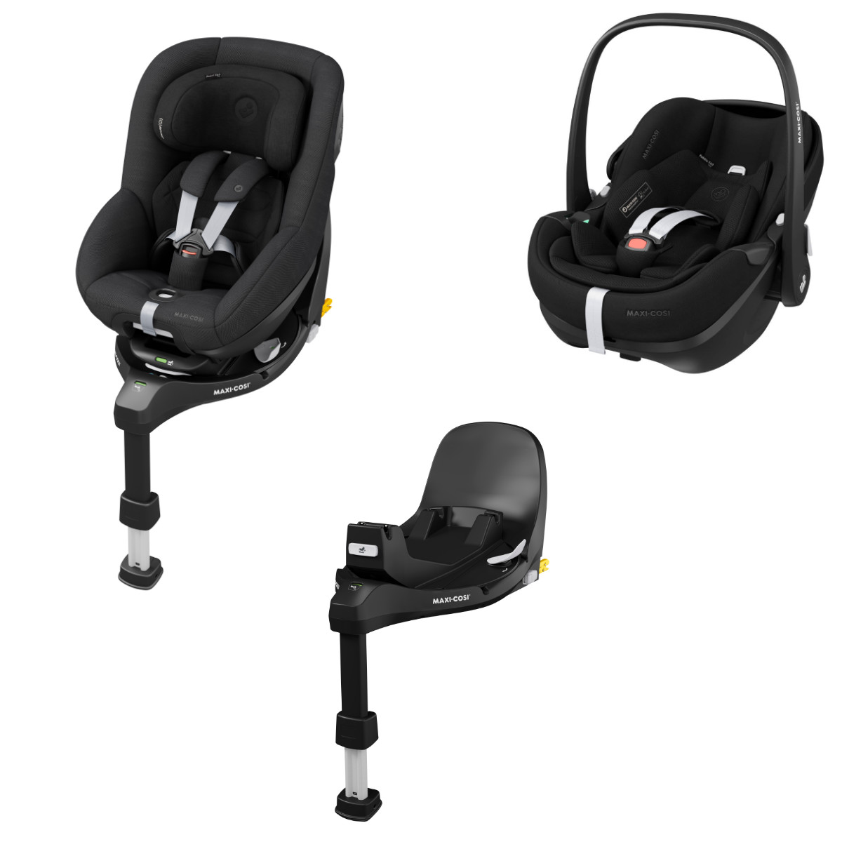 Maxi Cosi 360 Pro Bundle, Pearl 360 Pro - Pebble 360 Pro2 - FamilyFix