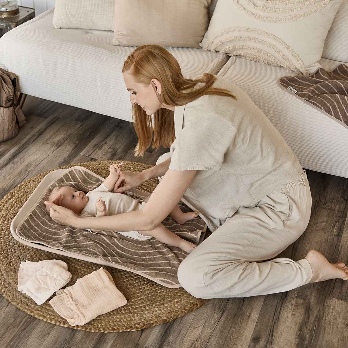 Leander Topper for Changing Mat 50x65 cm, Organic