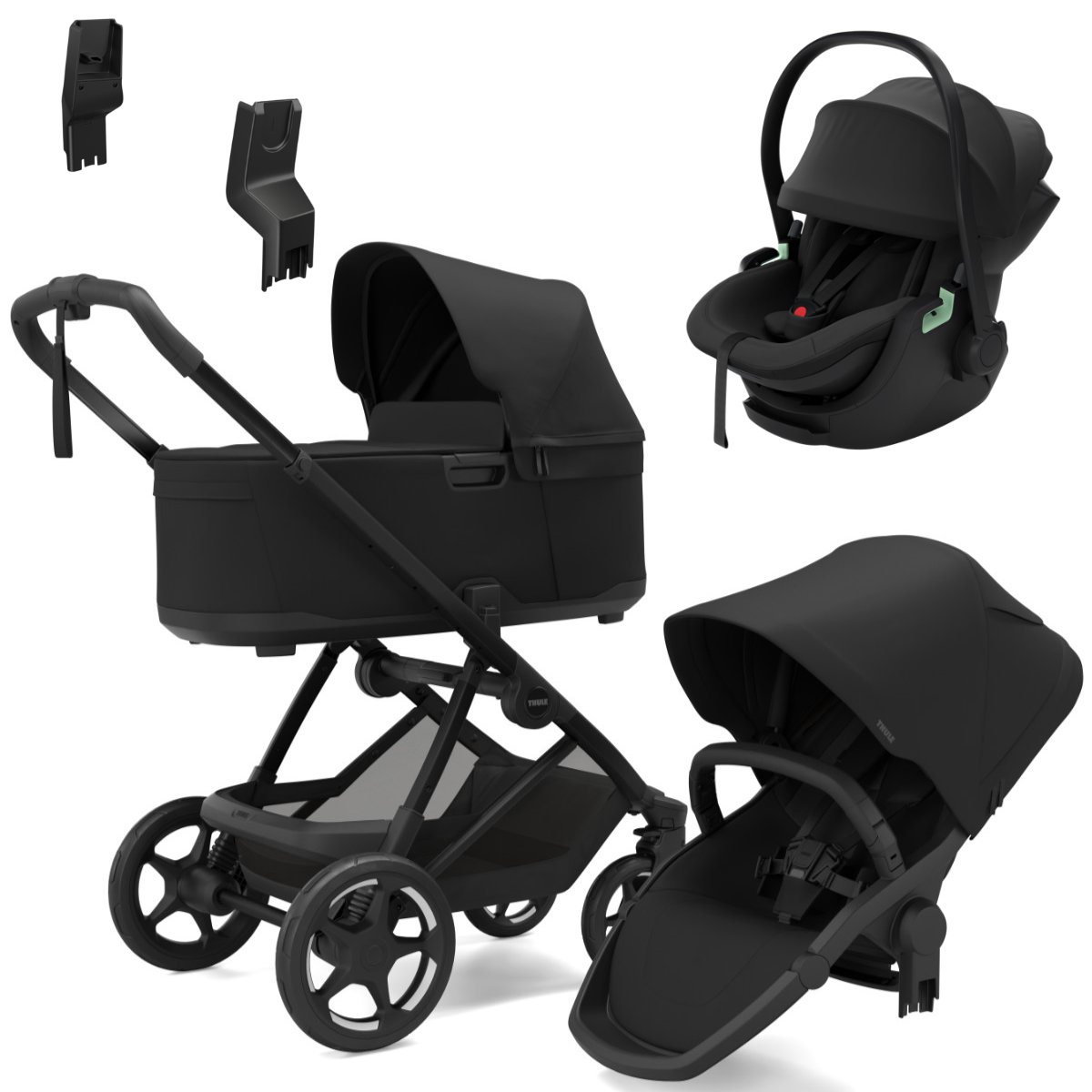 Thule Charm 3-in-1 Stroller Set incl. Maple i-Size Infant Car Seat