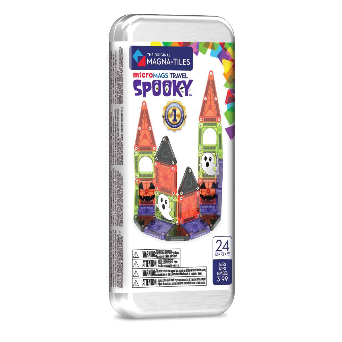 Magna-Tiles Travel microMAGS Spooky Reiseset - 24 Teile
