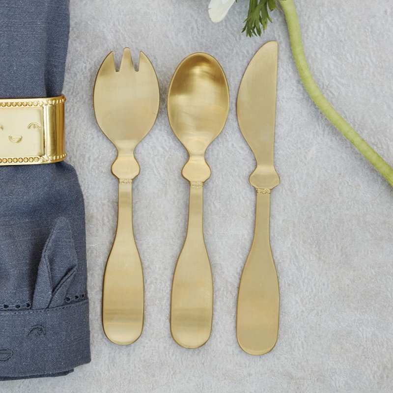 Elodie Details stainless steel children's cutlery set, 3 pieces