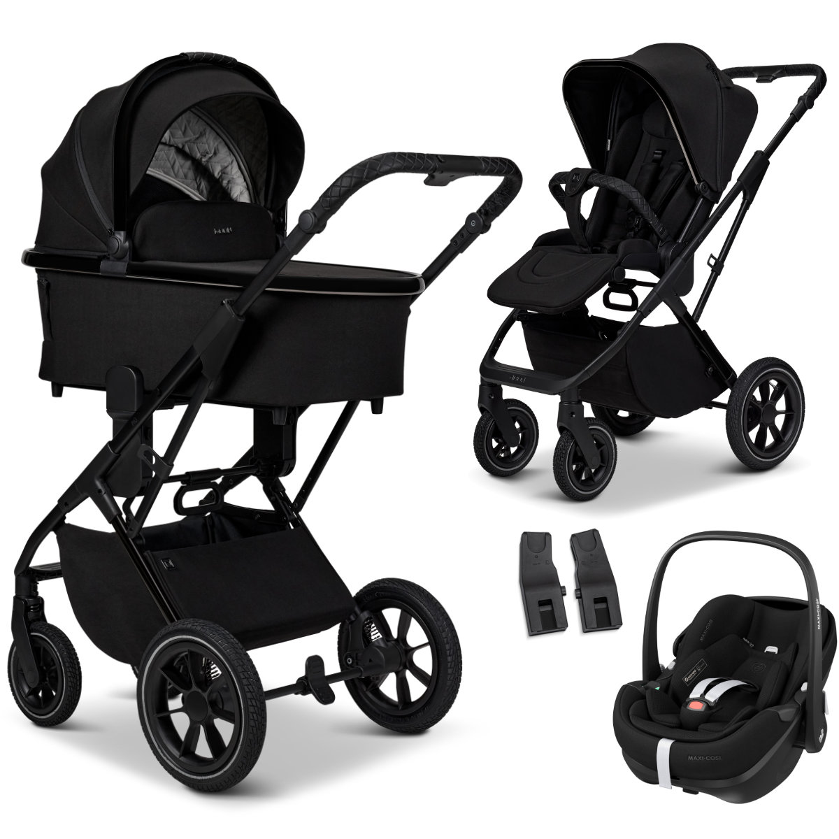 Moon PIÙ 3-in-1 Stroller Set incl. Maxi Cosi Pebble 360 Pro 2 i-Size