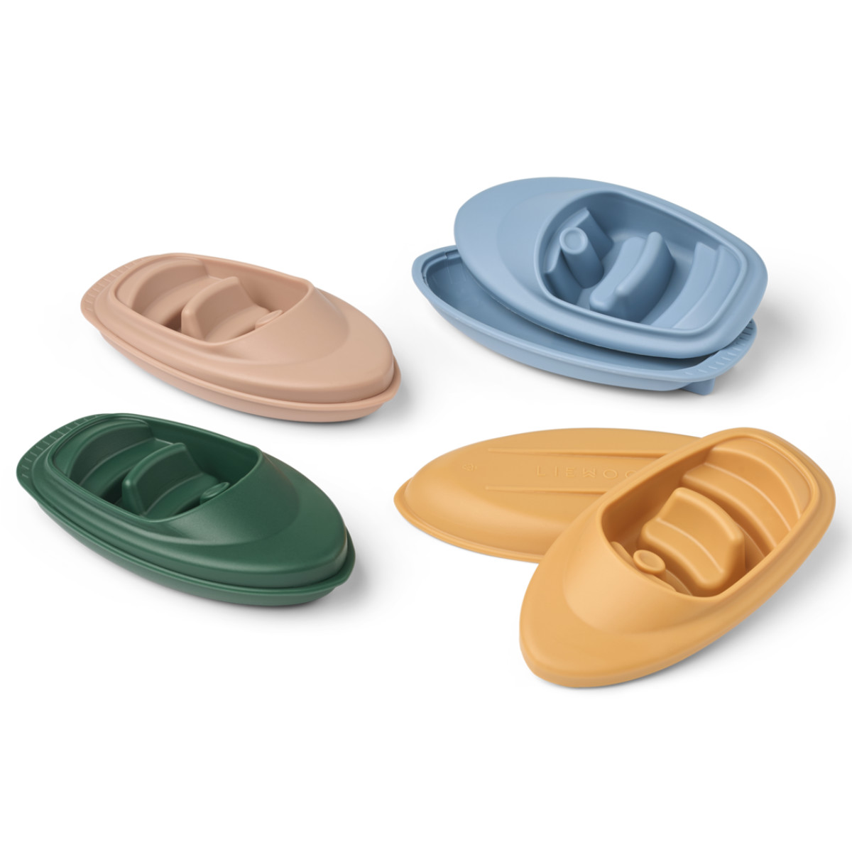 Liewood Corin Badespielzeug Boote 4er-Set