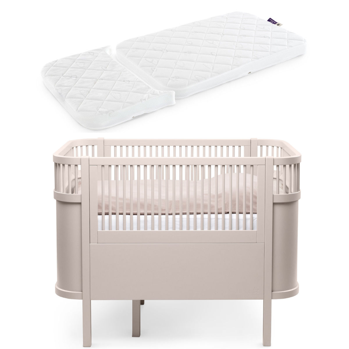 Sebra Baby & Juniorbett + Träumeland Matratze