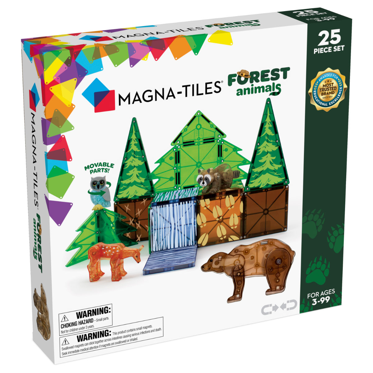 Magna-Tiles Leben im Wald – 25 Teile