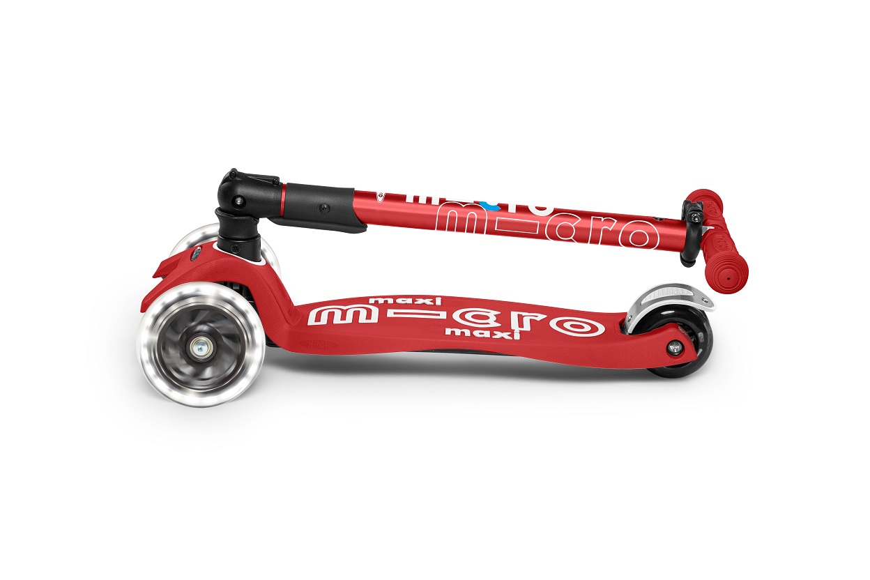 Maxi Micro Deluxe Faltbar mit LED Räder