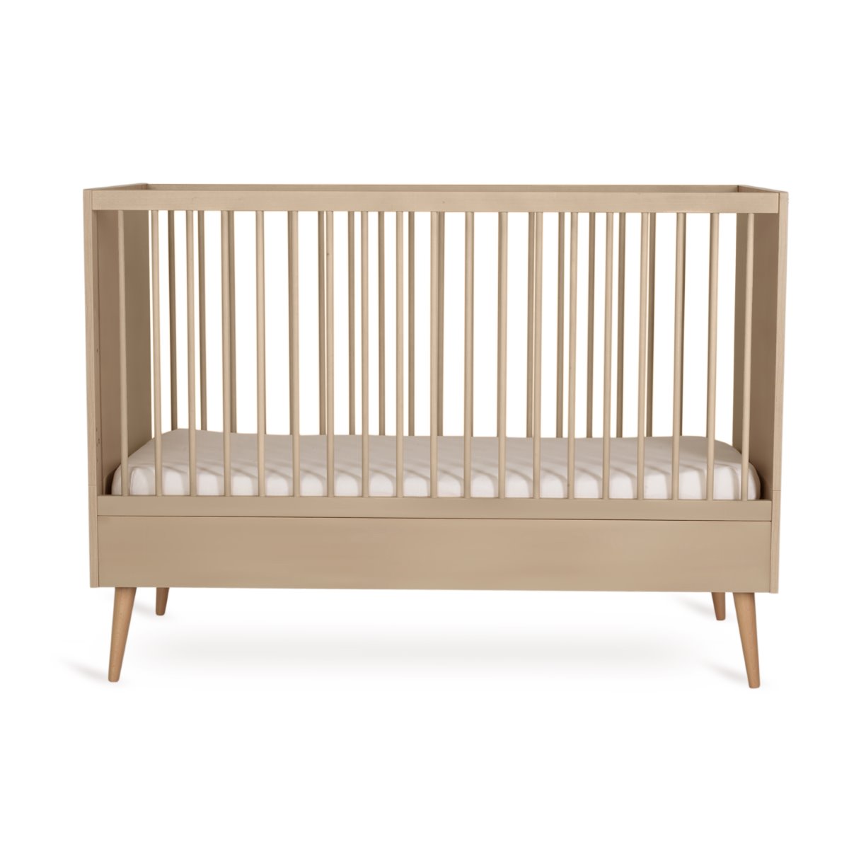 Quax Cocoon Babybett 70 x 140 cm latte