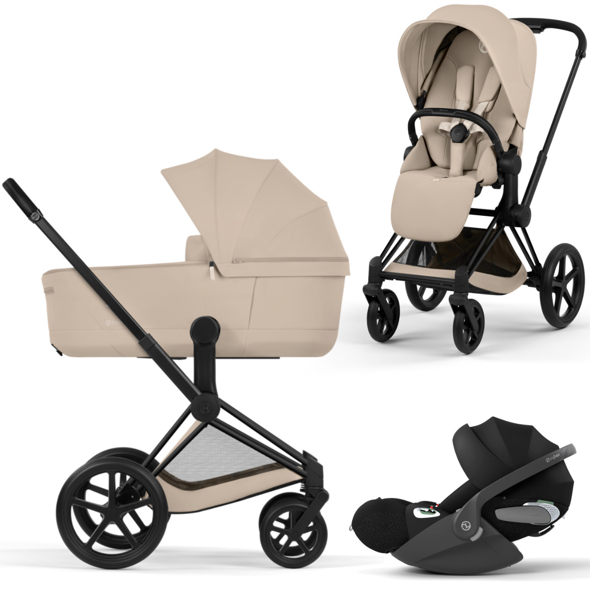 Cybex Priam 5 Comfort Stroller Set 3 in 1 incl. Cloud T i-Size