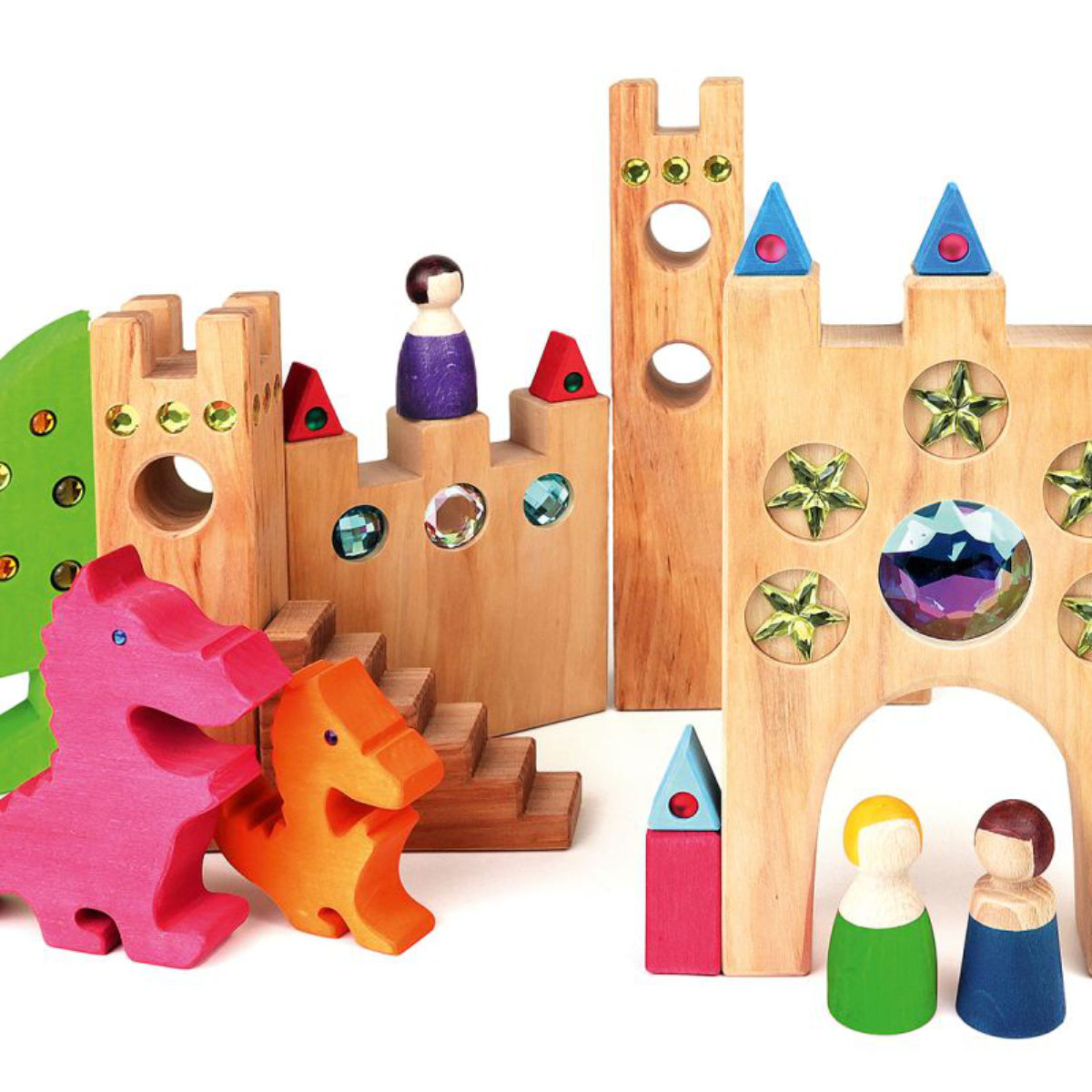 Bauspiel Large Fairy Castle 16 Pieces