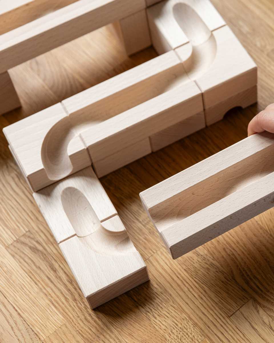 CUBORO Marble Run Extra Set – Expansion Sets in Various Versions