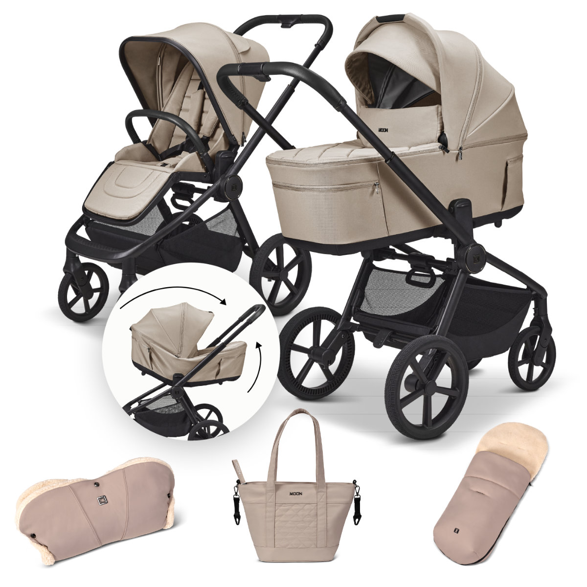 Moon Resea Fold Pushchair Essential Set