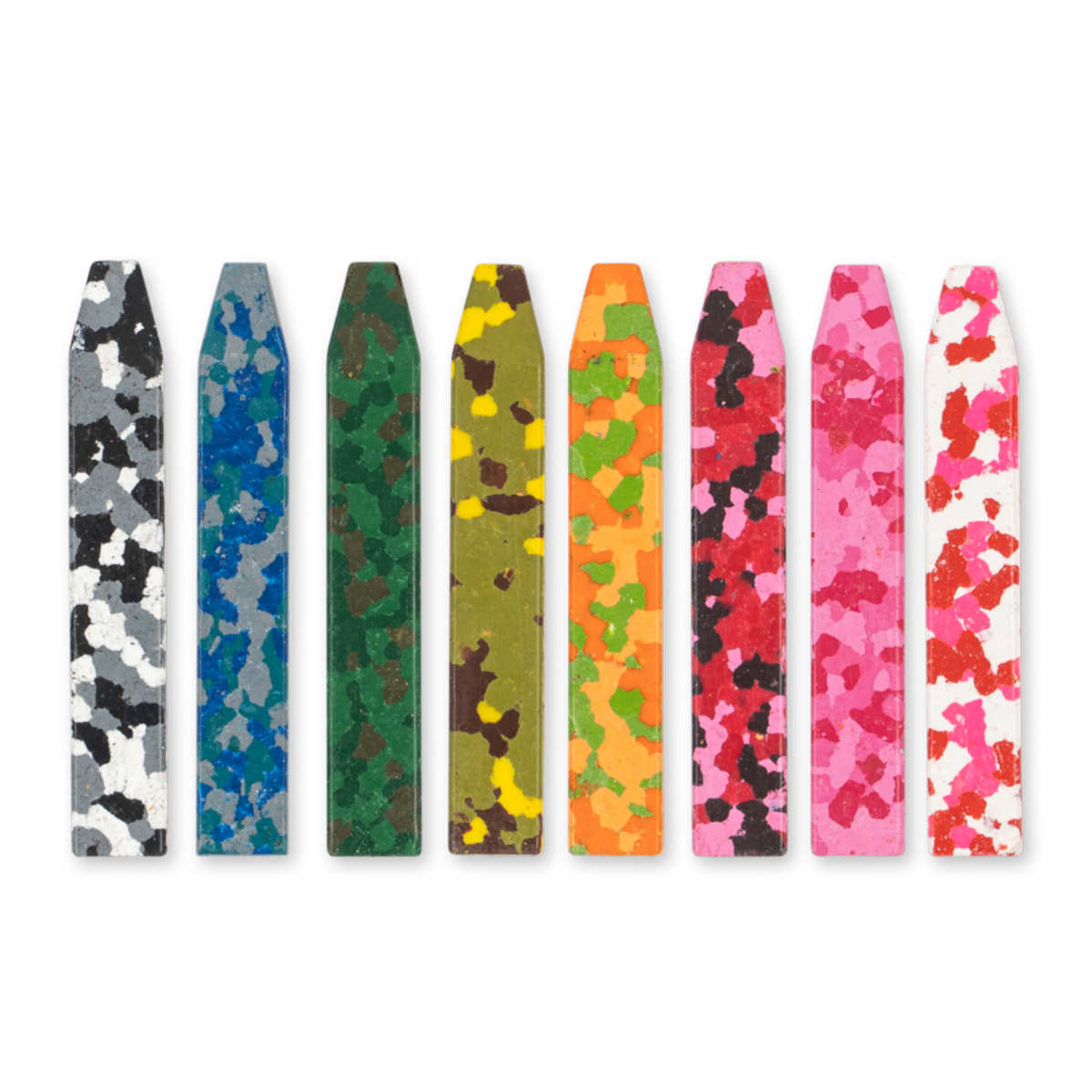 Konges Sløjd Confetti Wachsmalstifte, 8er-Pack