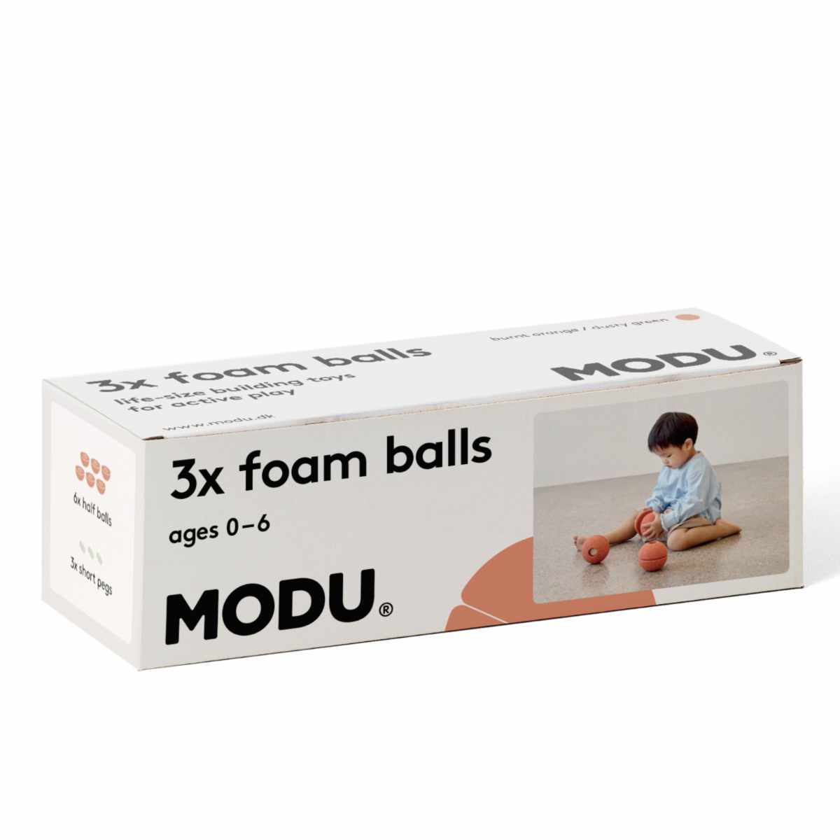 MODU Schaumstoffbälle 3-teilig