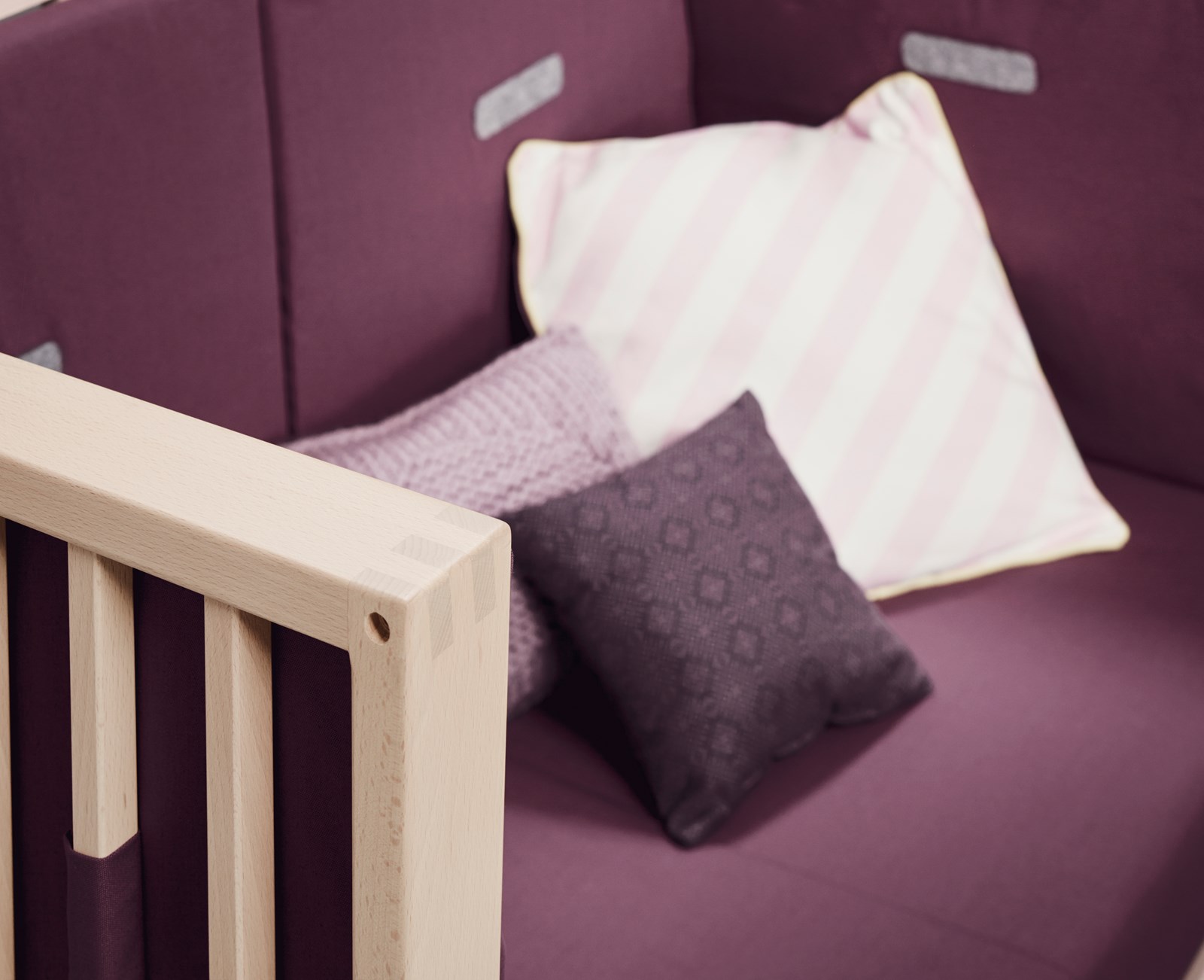 Leander Linea Babybett oh Matratze