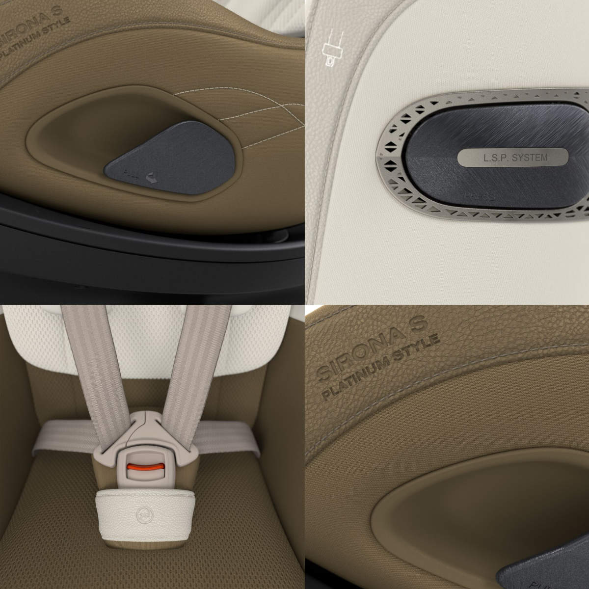 Cybex Sirona Si i-Size Car Seat (3 Months–4.5 Years) with integrated base