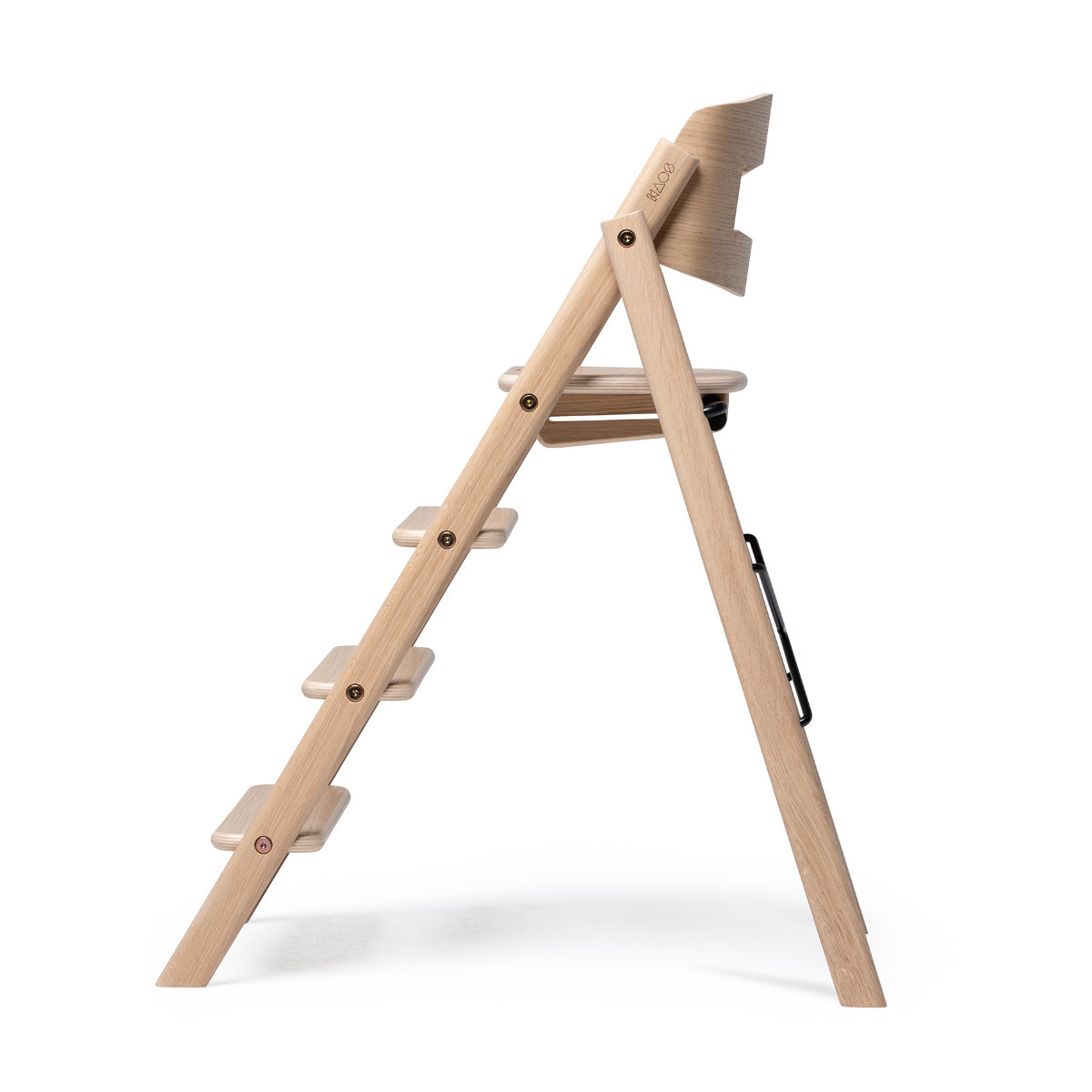 KAOS Klapp high chair made of wood, foldable