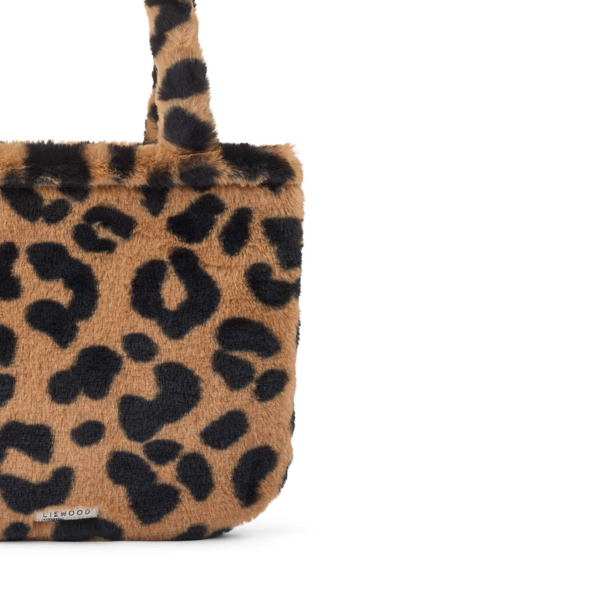 Liewood Lexia Plüsch-Kindertasche mit Leo-Muster