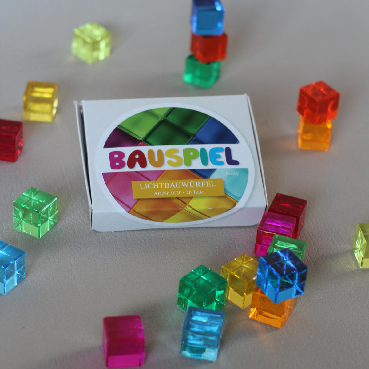 Bauspiel Lucent Cubes 20 Pieces