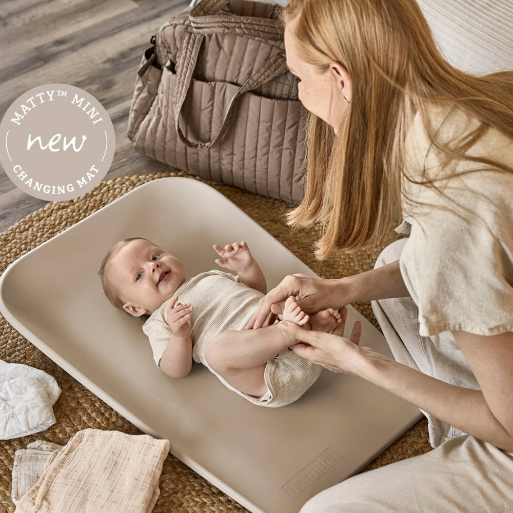 Leander Matty Mini Wickelauflage + Topper + Hoodie