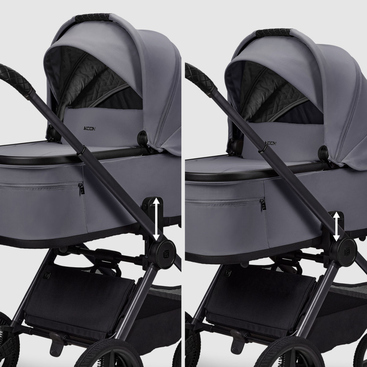 Moon Gio Fold All-in-One Stroller Set incl. Infant Car Seat & ISOFIX Base