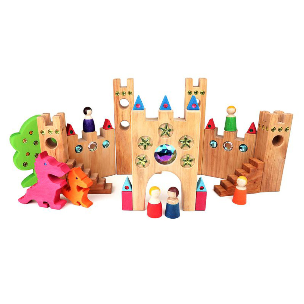 Bauspiel Large Fairy Castle 16 Pieces
