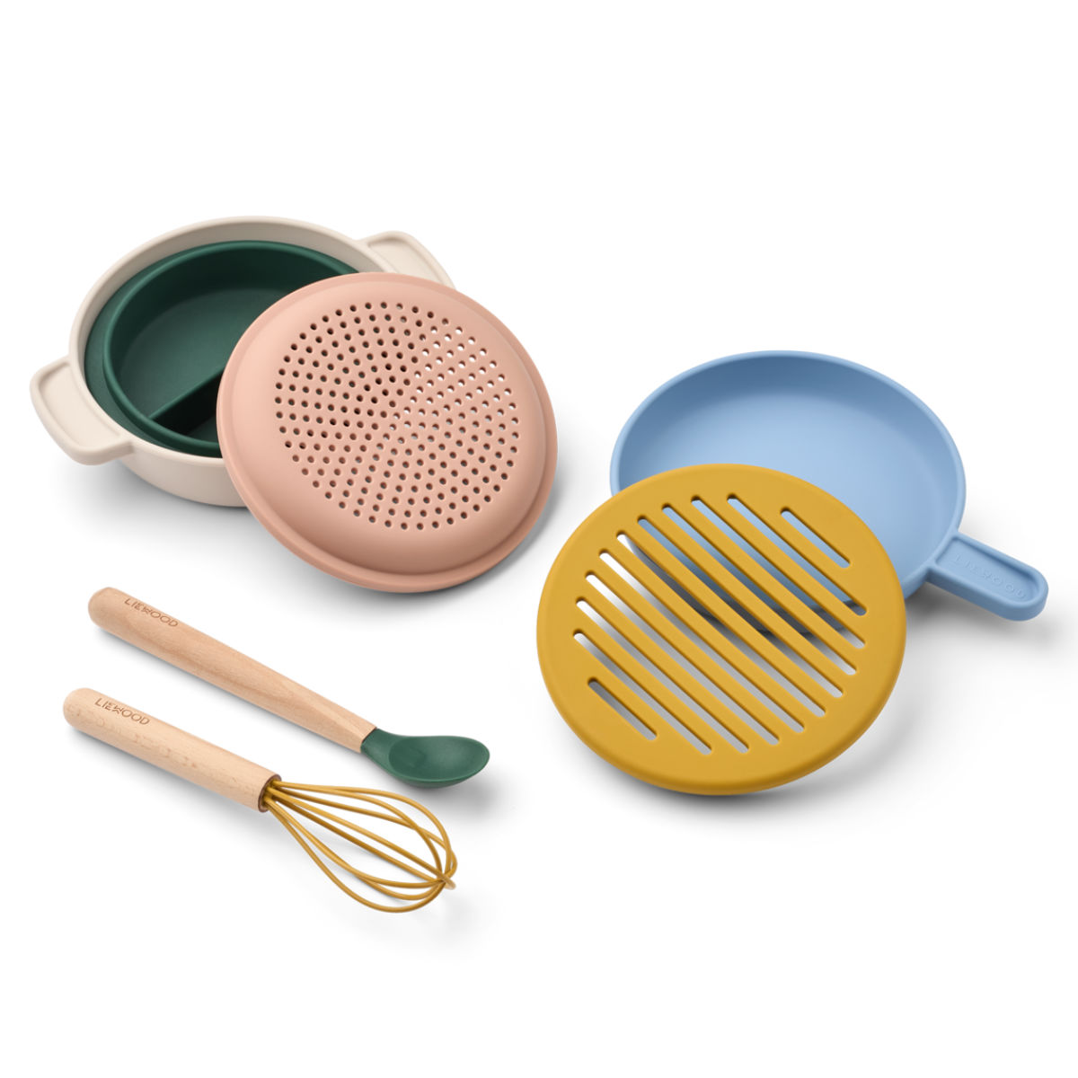 Liewood Elio Spielküchen-Set aus Silikon, 7-teilig