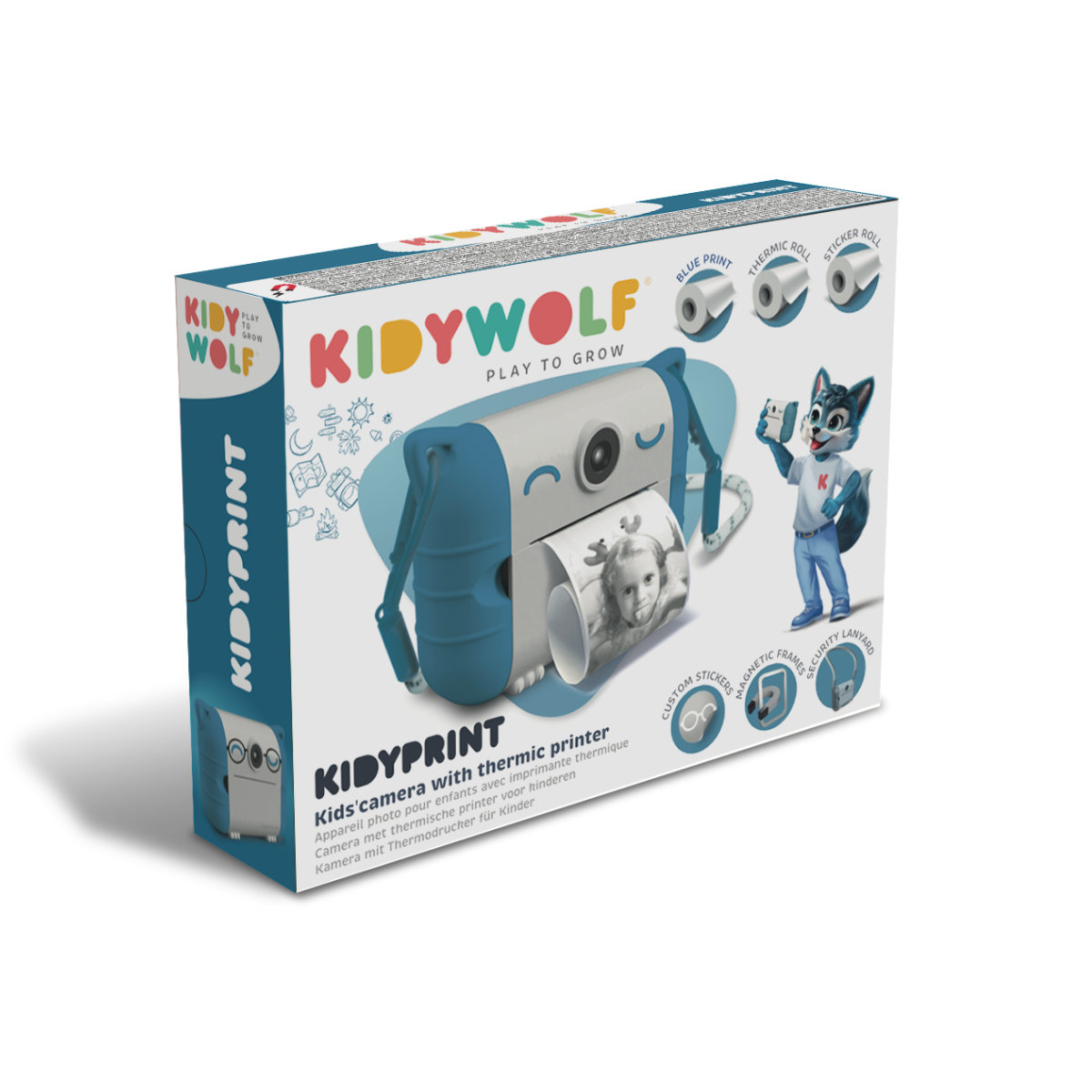 Kidywolf Kidyprint – Instant Camera with Thermal Printer