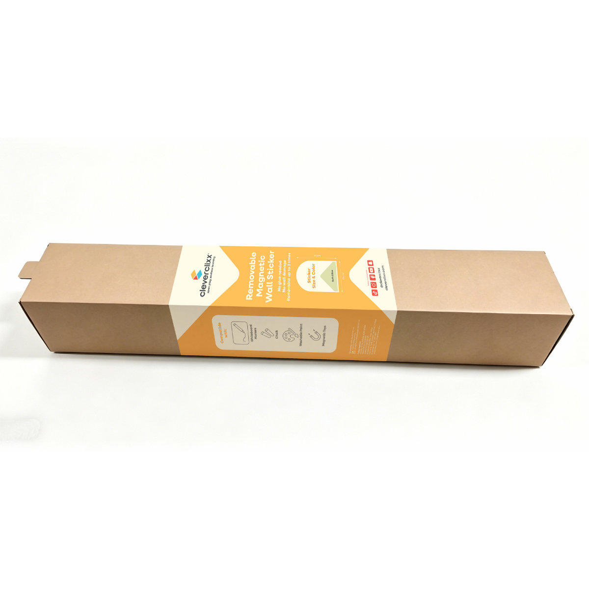 Cleverclixx Magnetische Tafel 95x75 cm