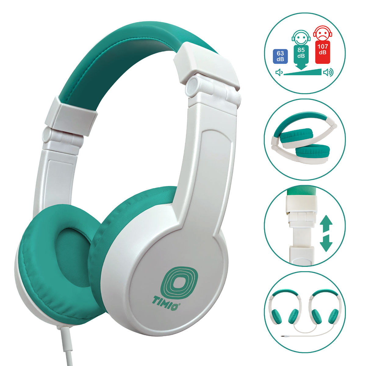 TIMIO Foldable Kids' Headphone (max. 85dB)