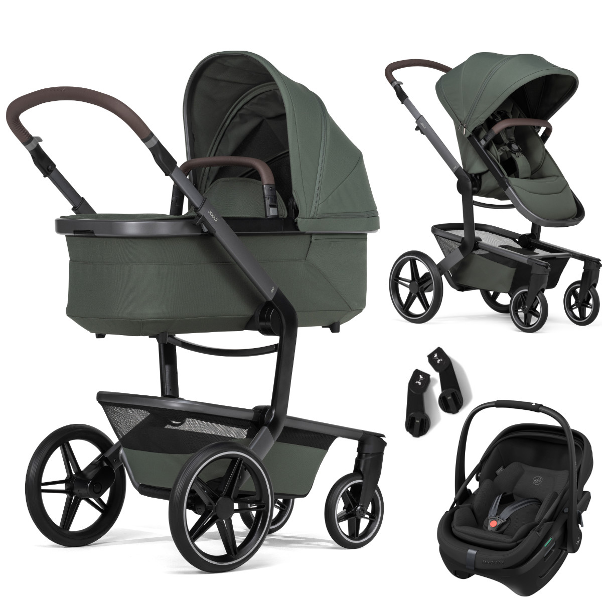 Joolz Day5 Kinderwagen Set 3 in 1 inkl. Maxi Cosi Coral Slide Pro