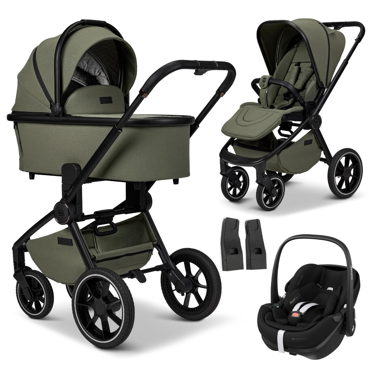 Moon ReSea+ Stroller Set 3 in 1 including Maxi Cosi Pebble 360 Pro2 2025