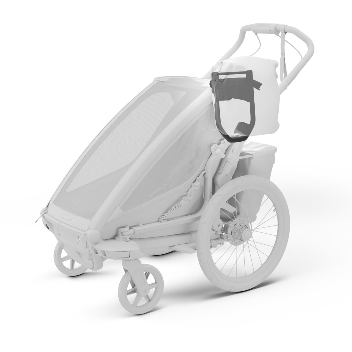 Thule Chariot 2 Taschenadapter für Fahrradanhänger – 2er-Set
