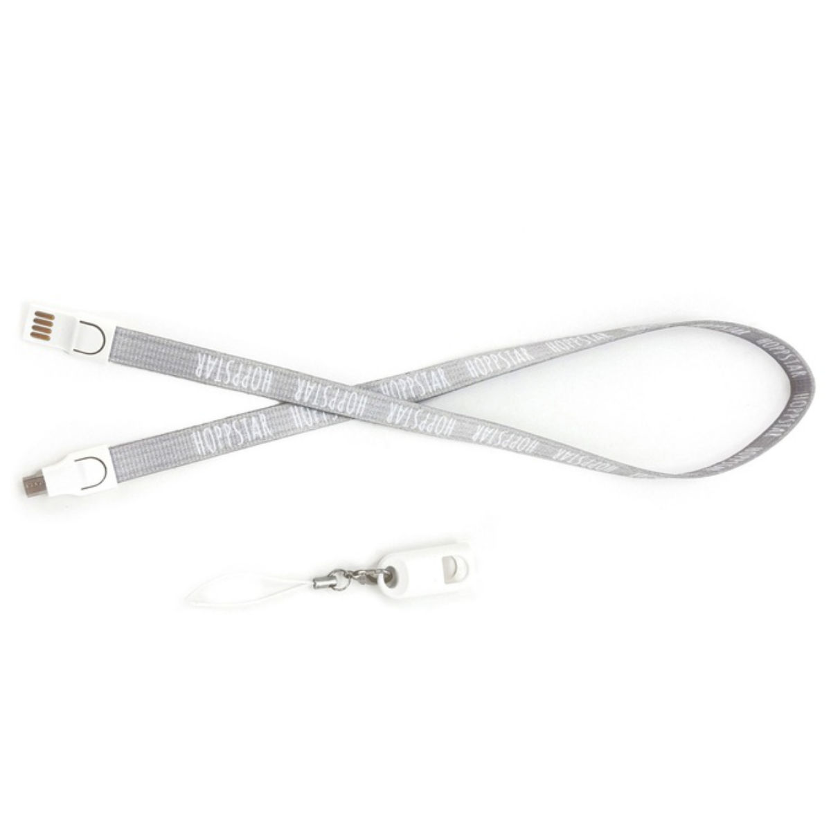 Hoppstar 2-in-1 Lanyard mit integriertem Ladekabel