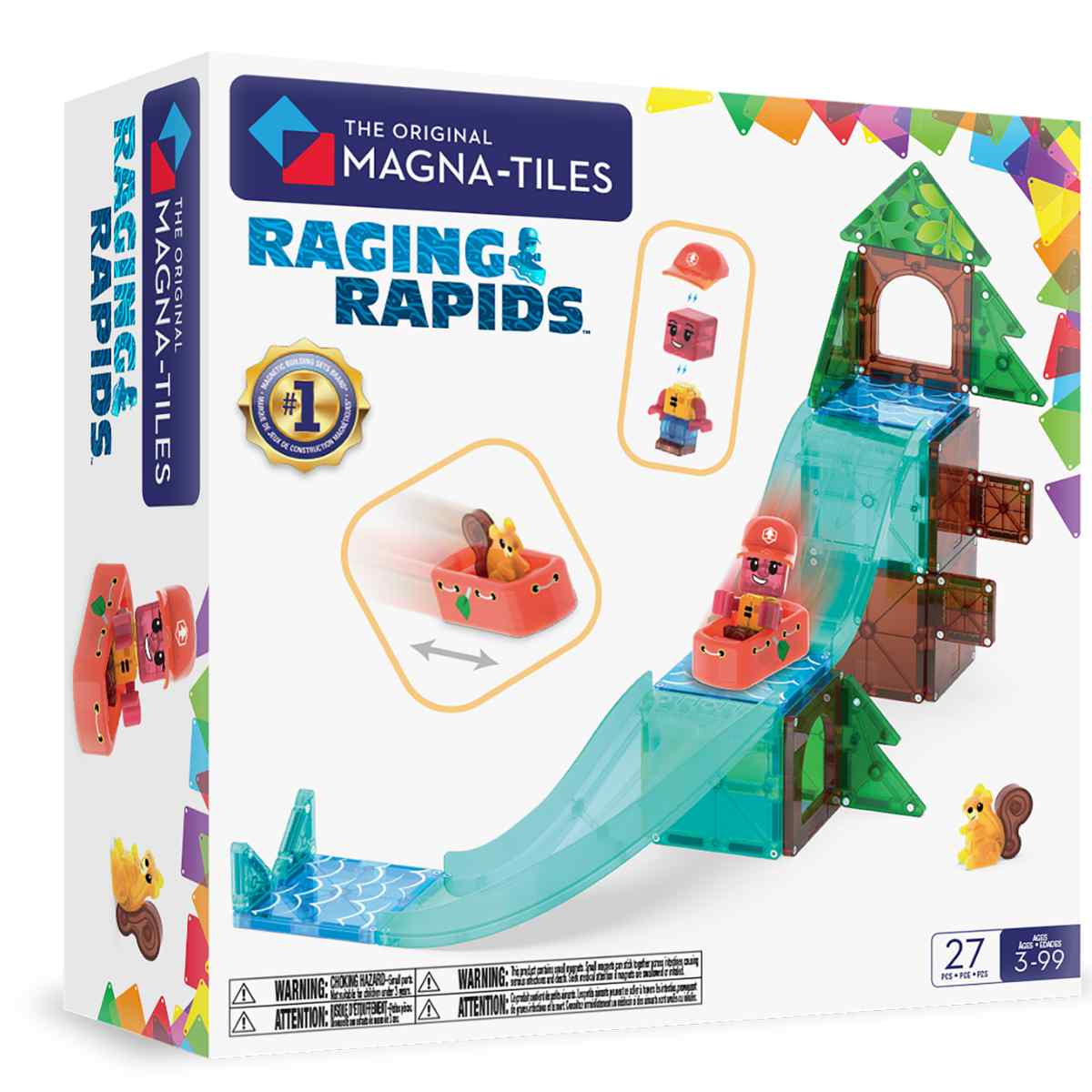 Magna-Tiles Raging Rapids - 27 Teile