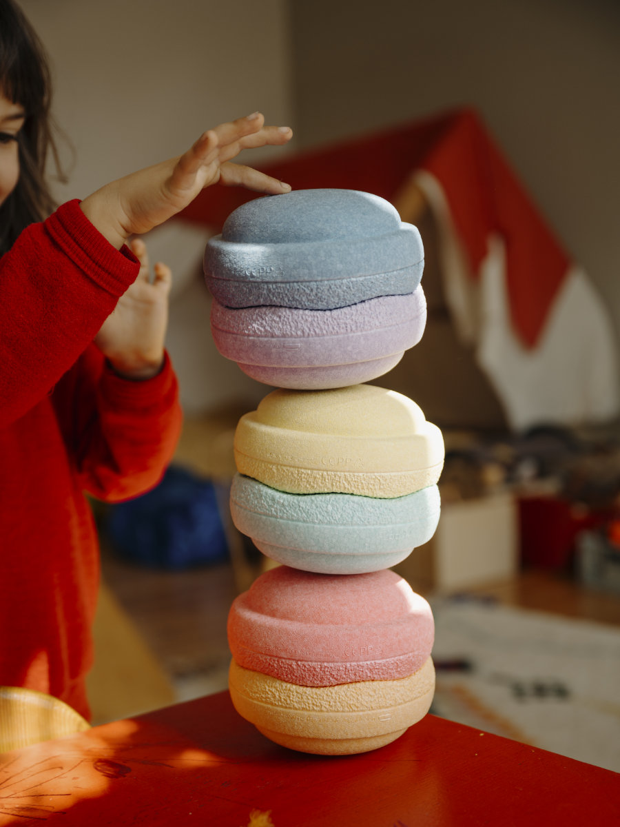 Stapelstein Mini Rainbow Pastel 6 pcs
