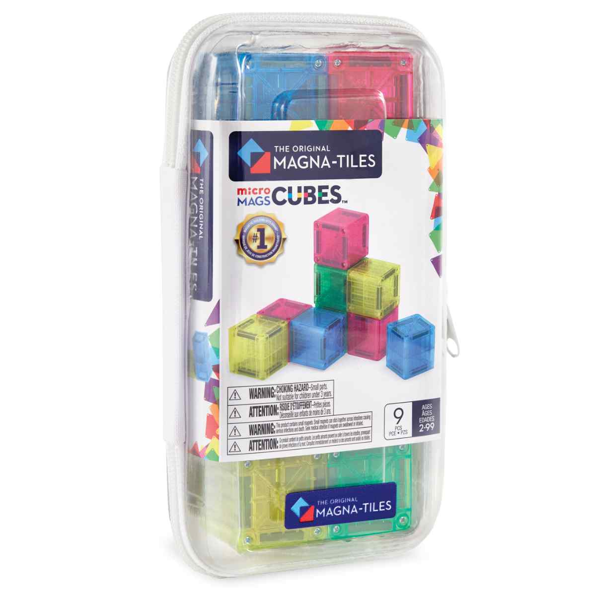 Magna-Tiles microMAGS Cubes - 9 Teile