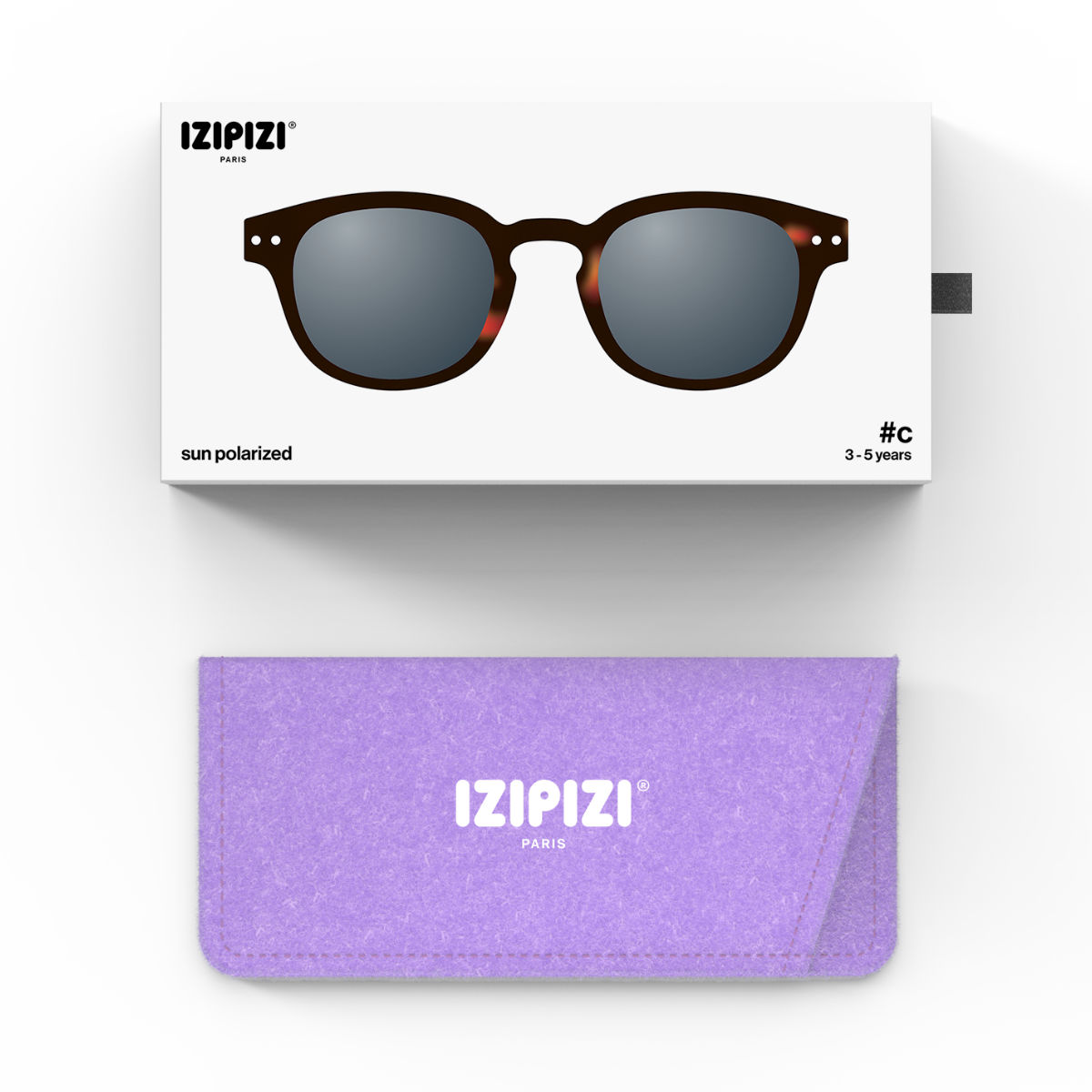 IZIPIZI Kinder Sonnenbrille #C für 3–5 & 5–7 Jahre