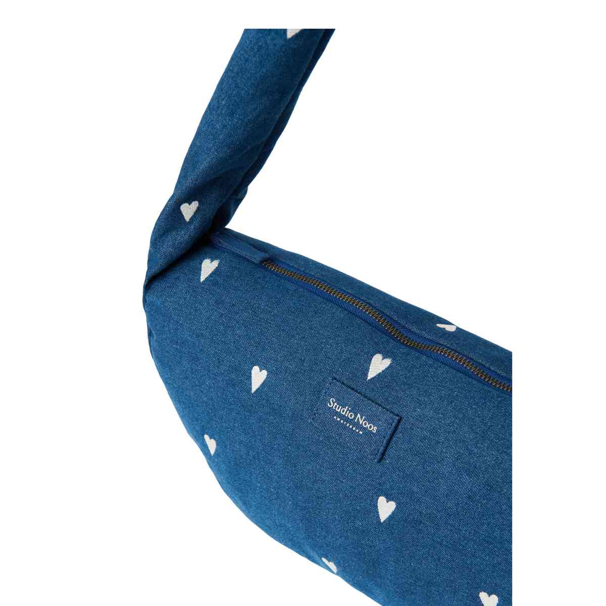 Studio Noos Tasche in Blau - schräge Ansicht