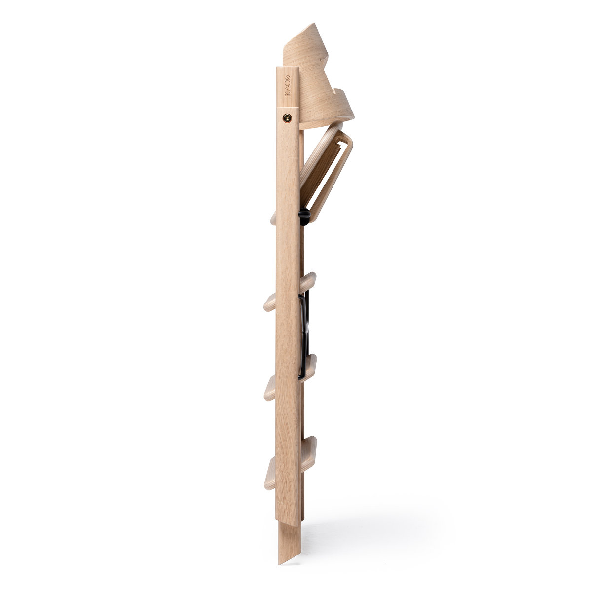 KAOS Klapp high chair made of wood, foldable