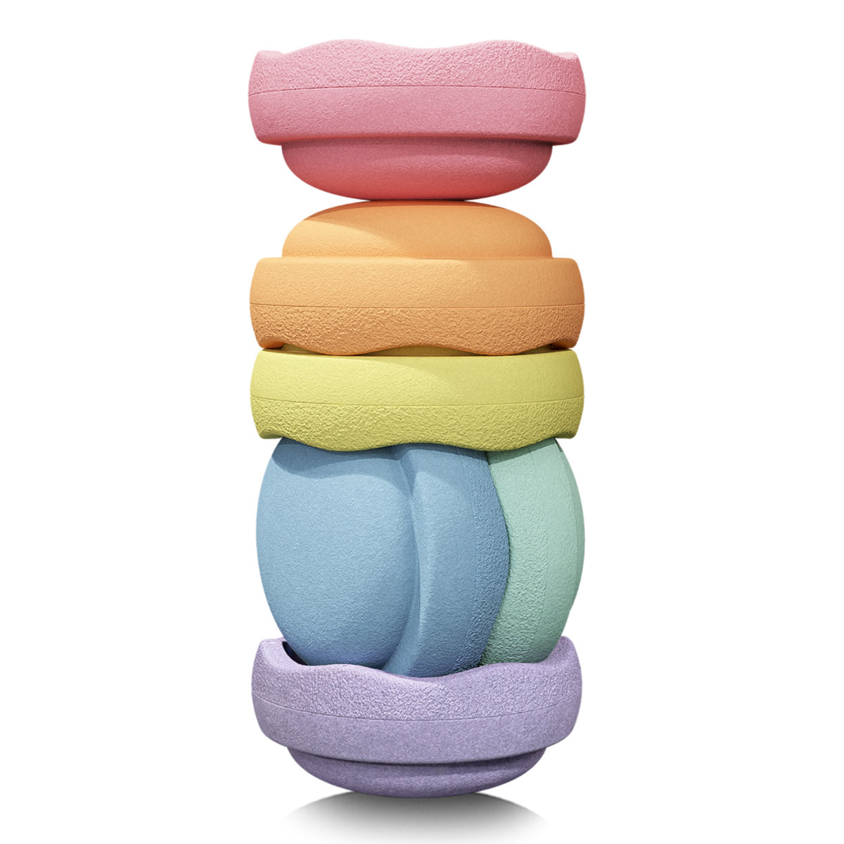 Stapelstein Mini Rainbow Pastel 6 pcs