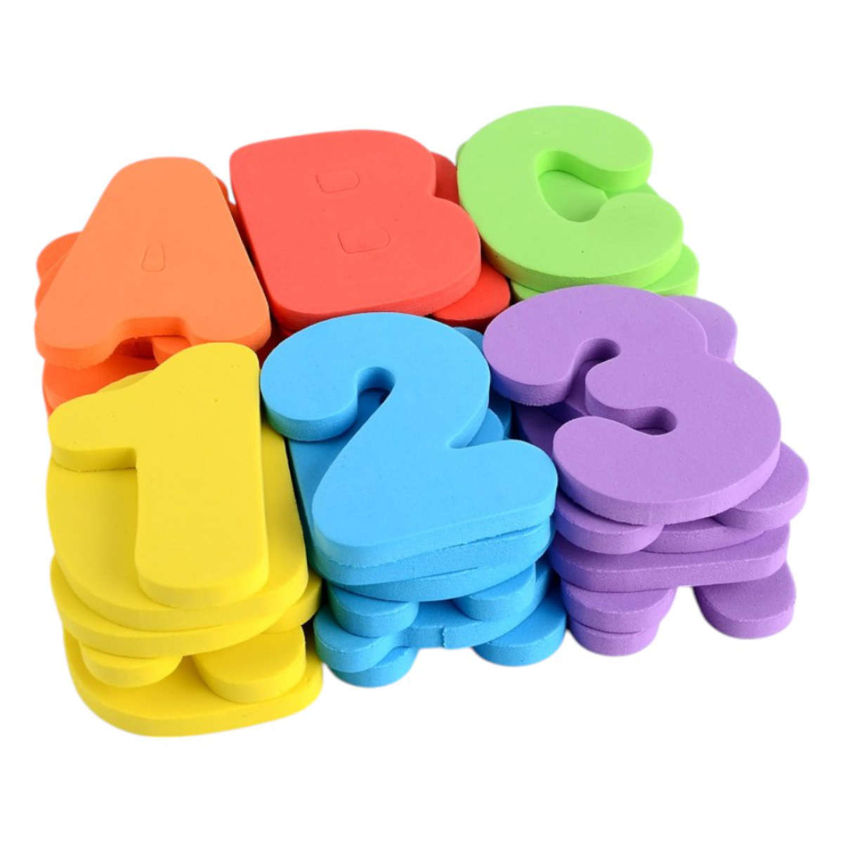 Fresh Kid Badespielzeug Buchstaben & Zahlen – 36 Teile