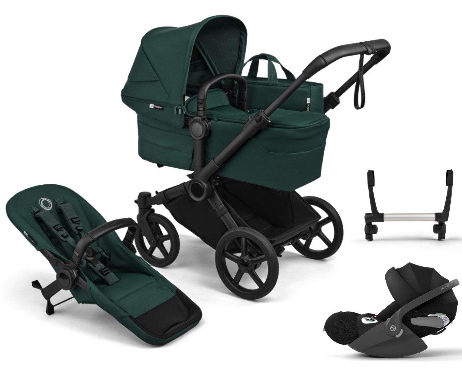 Bugaboo Donkey 6 Mono 3-in-1 Set incl. Cybex Cloud T i-Size