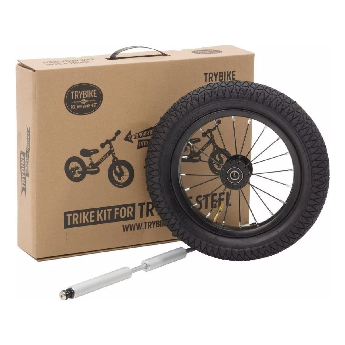 Trybike Trike Kit 12" for Steel Balance Bike
