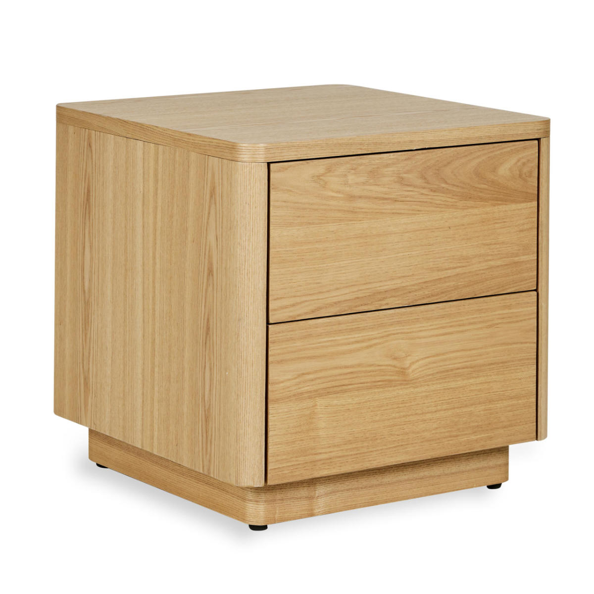 Quax Bedside Table with 2 Drawers, Natural Ash