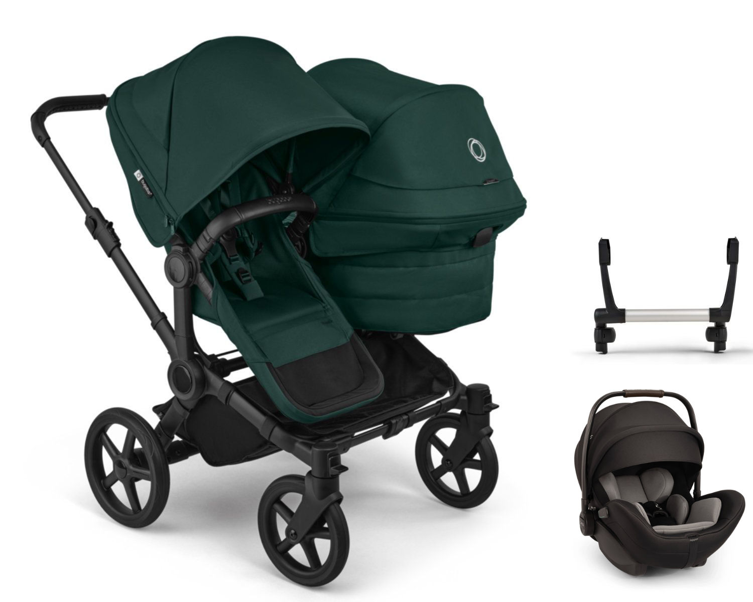 Bugaboo Donkey 6 Duo Kinderwagen Set 3 in 1 inkl. Nuna Arra Flex i-Size Babyschale