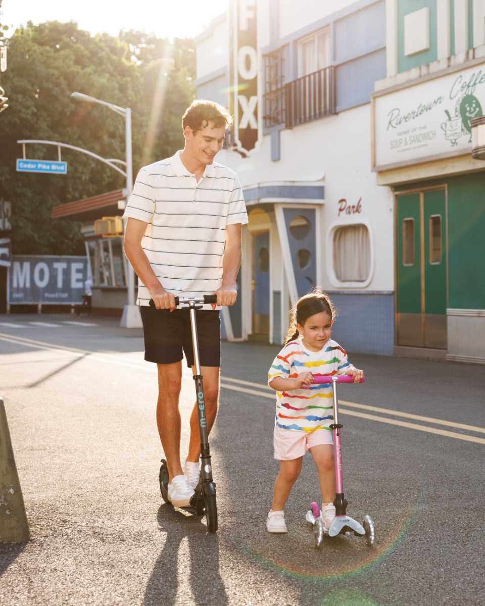 Mini Micro Deluxe Foldable Scooter with LED Wheels