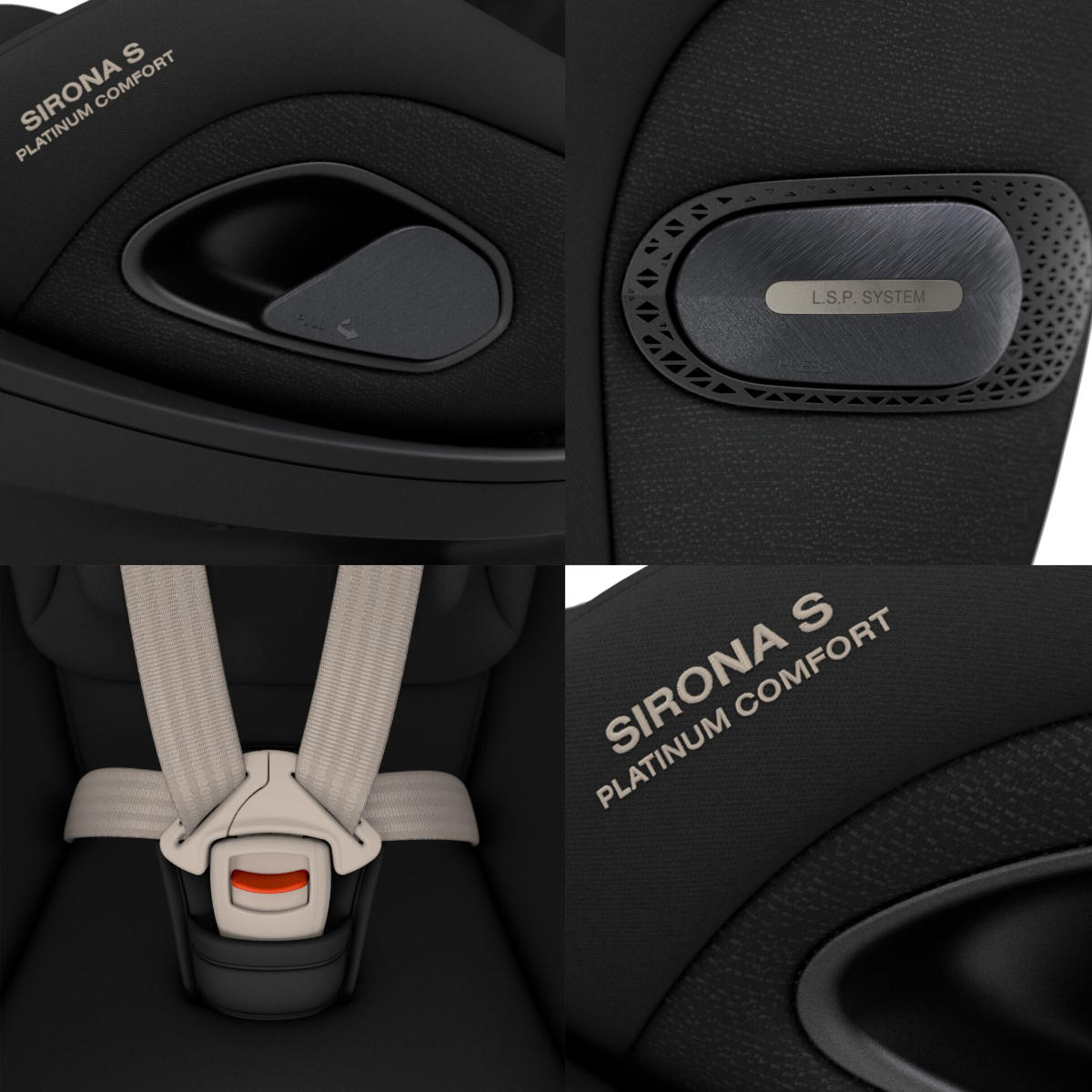 Cybex Sirona Si i-Size Car Seat (3 Months–4.5 Years) with integrated base