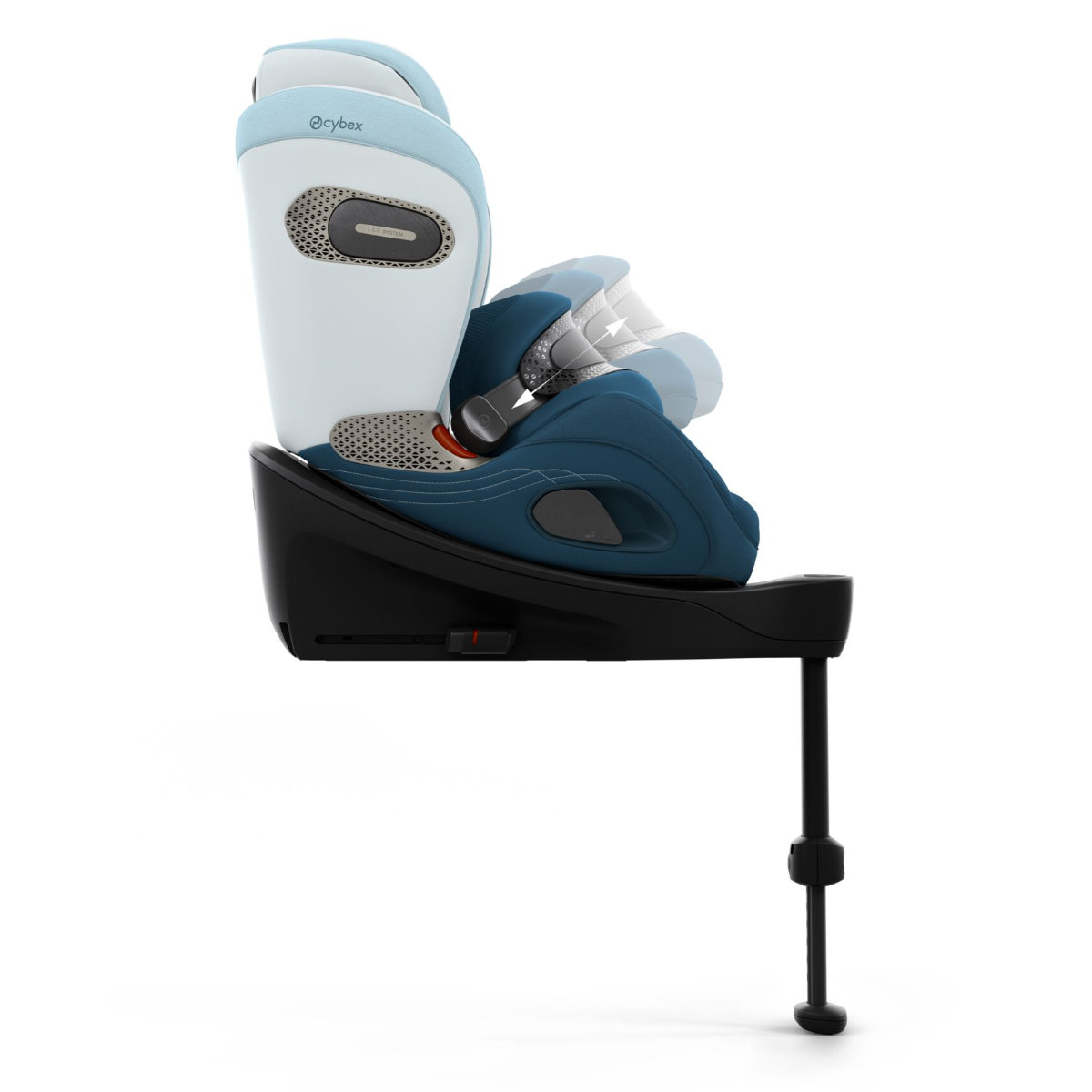 Cybex Anoris Si Airbag i-Size Car Seat (15 Months–7 Years) with Integrated ISOFIX Base