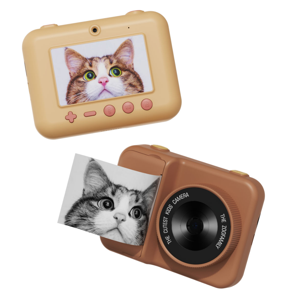 The Zoofamily Zoo Print P2 Kids Camera with Thermal Printing